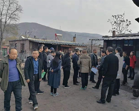 縣委、鎮府領導煤改電驗收工程