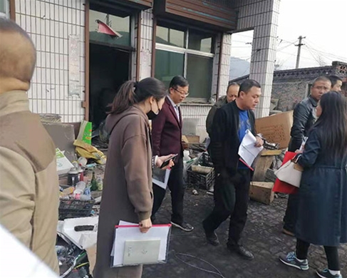 縣委、鎮府領導煤改電驗收工程